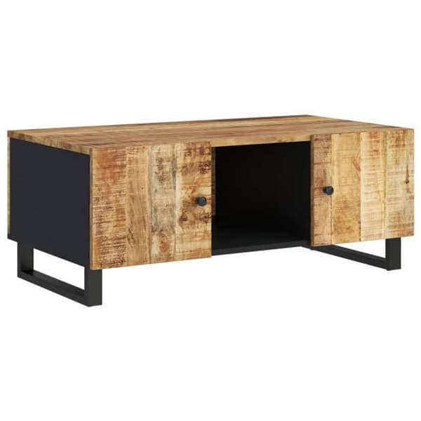 Maison Exclusive - Soffbord 100x54x40cm av solid mangoträ och ingenjörsträ