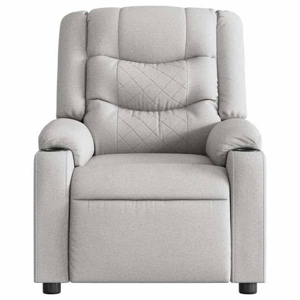 Maison Exclusive - Grå moln tyg reclinerfåtölj