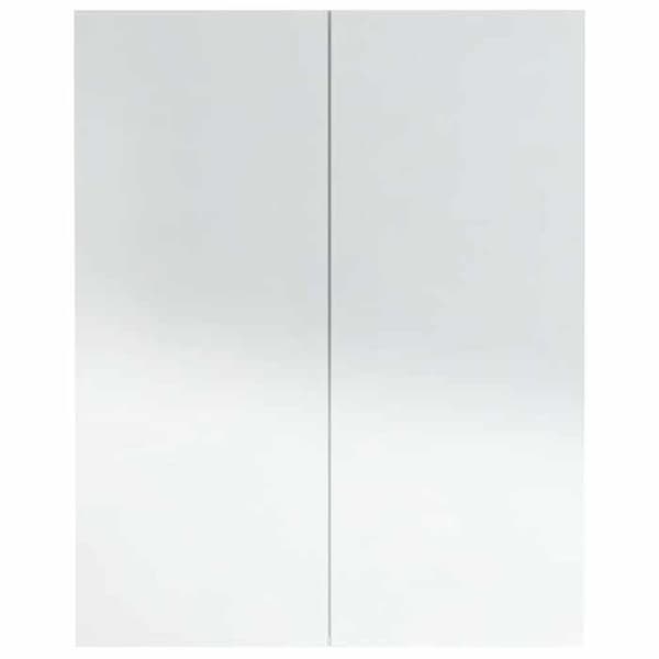 Maison Exclusive - Spegelskåp för badrum 60x15x75cm MDF Vit glänsande