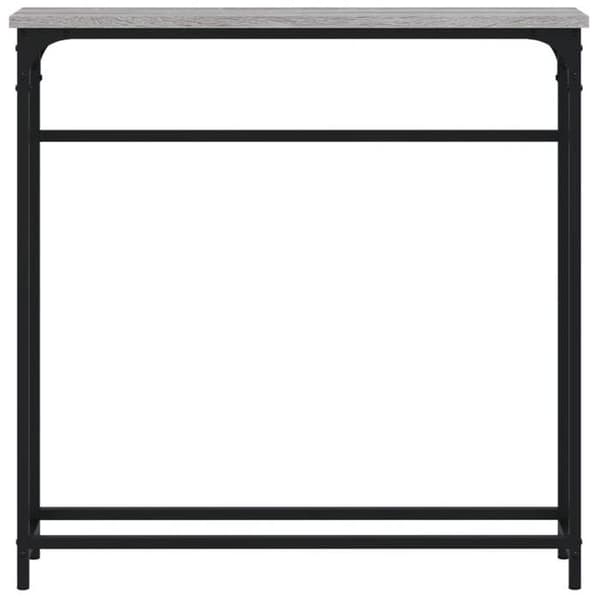 Maison Exclusive - Consolebord sonoma grå 75x19,5x75 cm ingeniørtræ Sonoma grå