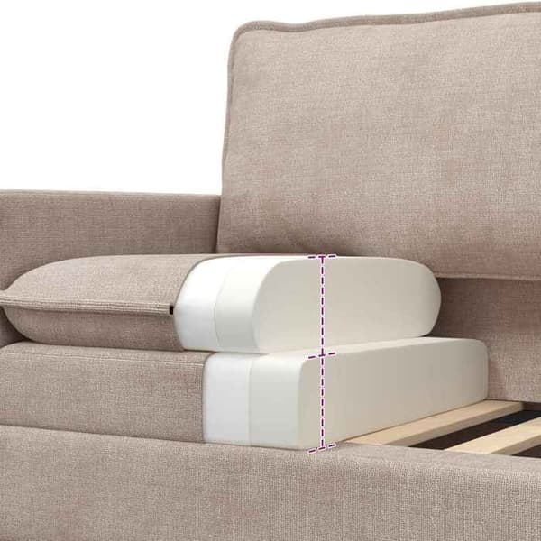Maison Exclusive - Sæt af 2 Sofaer Beige Polyester