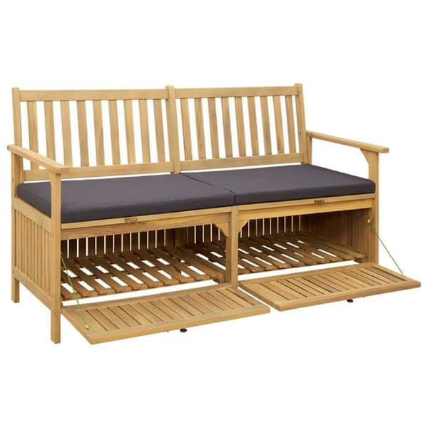 Maison Exclusive - Förvaringsbänk 2-sits 148 x 63 x 84 cm Rektangulär