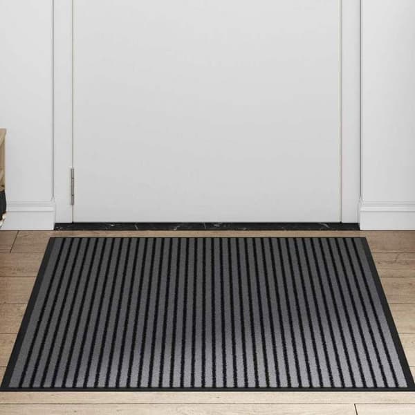 Maison Exclusive - Musta sisäänkäyntimatto 80 x 120 cm Polypropeeni