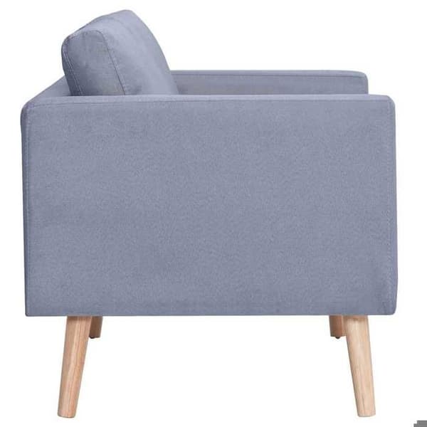 Maison Exclusive - 2-personers sofa i lys grå stof ljusgrått