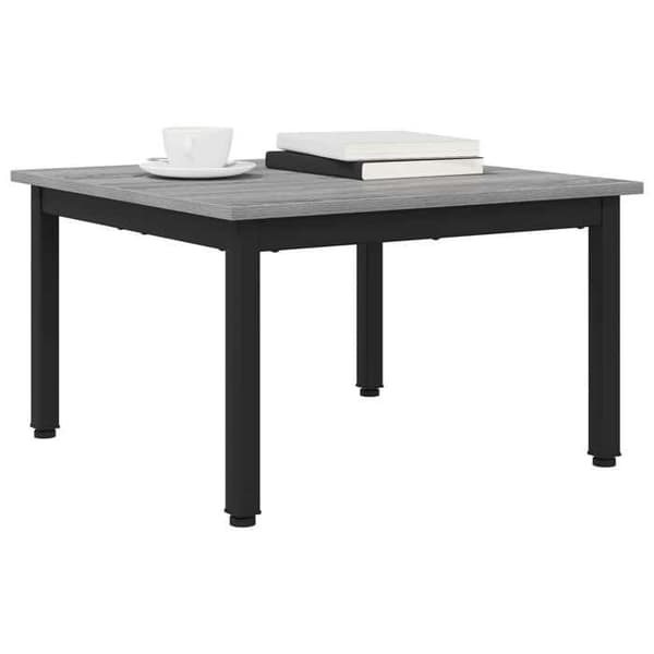 Maison Exclusive - Soffbord Sonoma grå 60 x 60 x 36 cm Ingenjörsträ Gris Sonoma