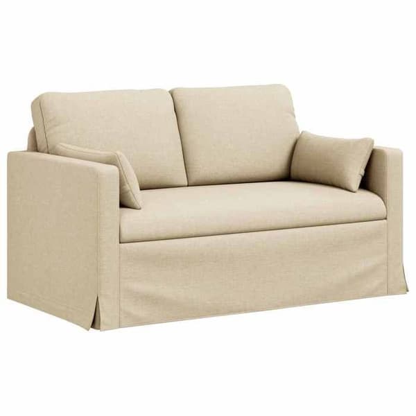 Maison Exclusive - Soffa Crème 139 x 78 x 80 cm tyg