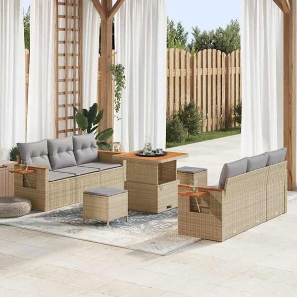 Maison Exclusive - 11 osan puutarhakalustesarja 8-hengen