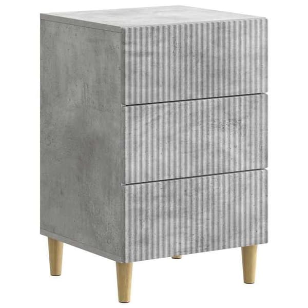 Maison Exclusive - Natbord Grå beton 43 x 41 x 66,5 cm