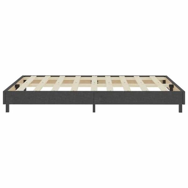 Maison Exclusive - Sängbotten med lameller Grått Tyg 160x200 cm Grå (tyg)