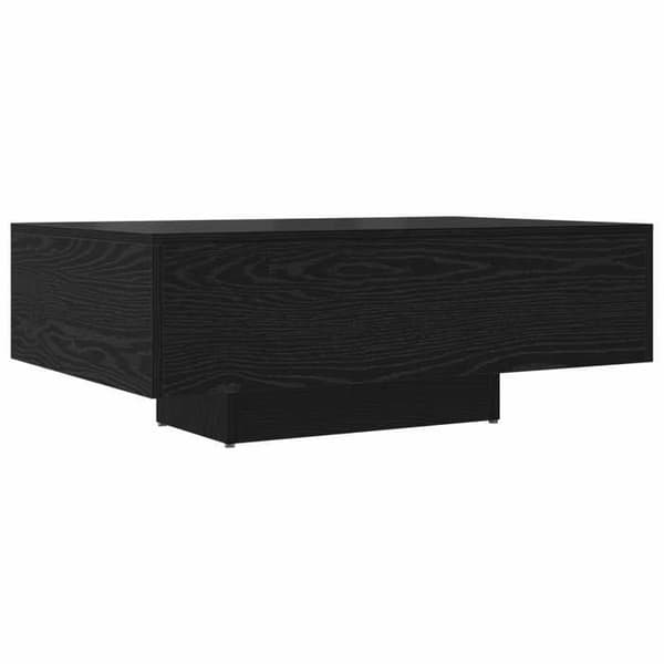 Maison Exclusive - Sort egetræ sofabord 85 x 55 x 31 cm svart ek