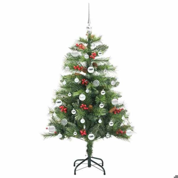 Kunstig juletræ - EKSKLUSIV HUS - Moderne - 150 varme hvide LED - PVC & metal - USB-strøm Grön