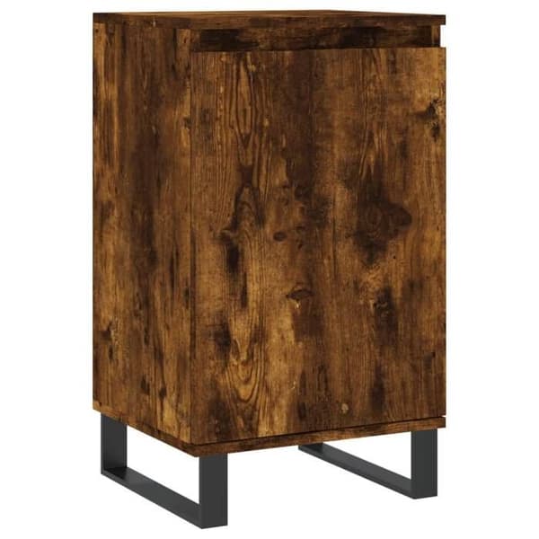 Maison Exclusive - Bufféer 2 st rökt ek 40x35x70 cm ingenjörsträ