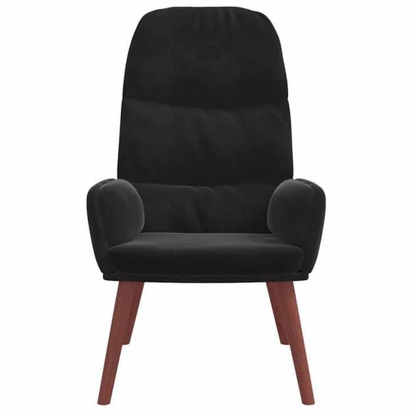 Maison Exclusive - Afslappende stol i sort velour