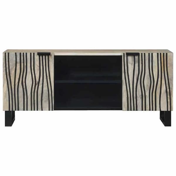 TV-möbel - EXKLUSIV HEM - 105x33x46 cm - Vit - Ingenjörsträ - Väggmontering Vit