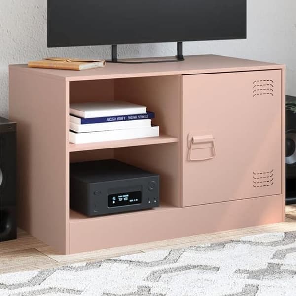 Maison Exclusive - TV-møbel rosa 67x39x44 cm stål