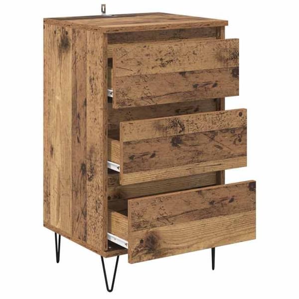 Buffé - EXKLUSIVT HEM - 40x35x70 cm - Ingenjörsträ - Spikfötter - Lantlig stil