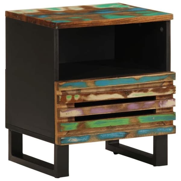 Maison Exclusive - Natborde 2 stk 40x34x46 cm genbrugstræ
