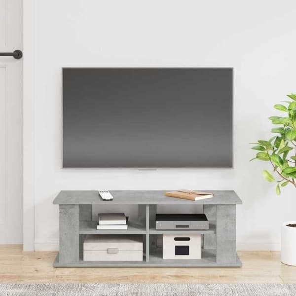 Maison Exclusive - Betoniharmaa televisioteline 96 x 35 x 33,5 cm