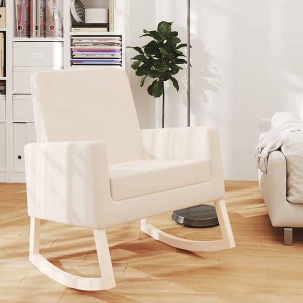 Maison Exclusive - Gungstol Creme Tyg Grädde