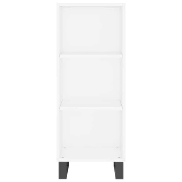 Maison Exclusive - Buffé vit 34,5x32,5x90 cm ingenjörsträ