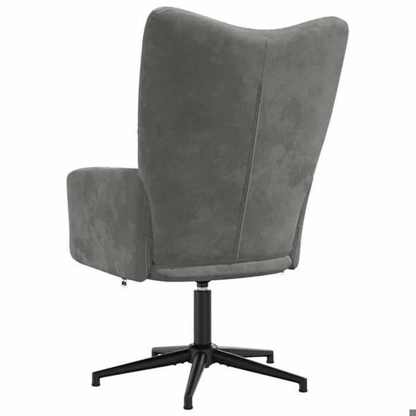 Maison Exclusive - Mörkgrå Velour Relaxstol