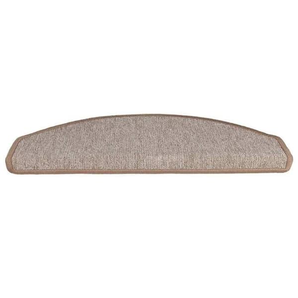 Maison Exclusive - Trappe tæppe 30 stykker 65 x 24 x 4 cm Lys brun Halvrund Stor