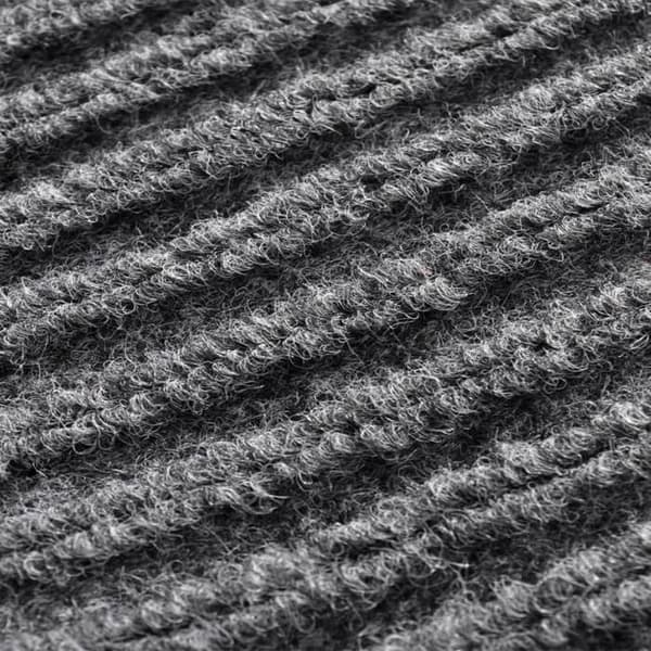 Maison Exclusive - Grå indgangsmåtte 117x220 cm PVC grå