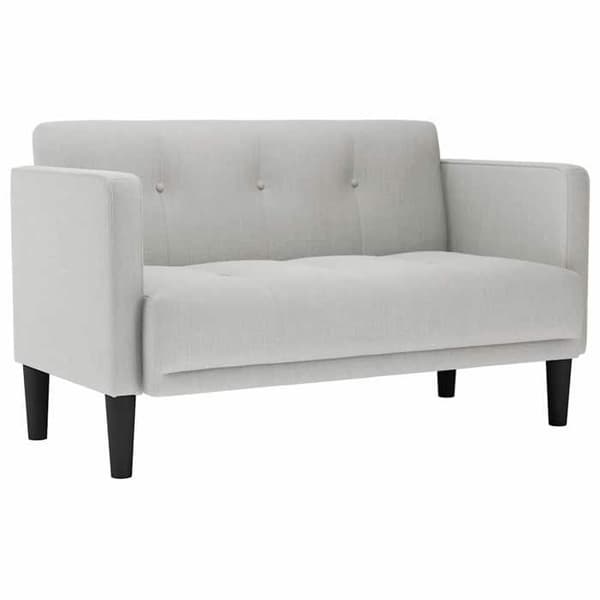 Maison Exclusive - Harmaa pilvikangas kahden hengen sohva 111 cm