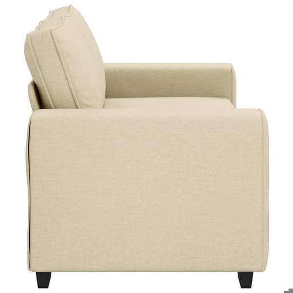 Maison Exclusive - Soffa 2 platser crème 180x77x82 cm i tyg Grädde