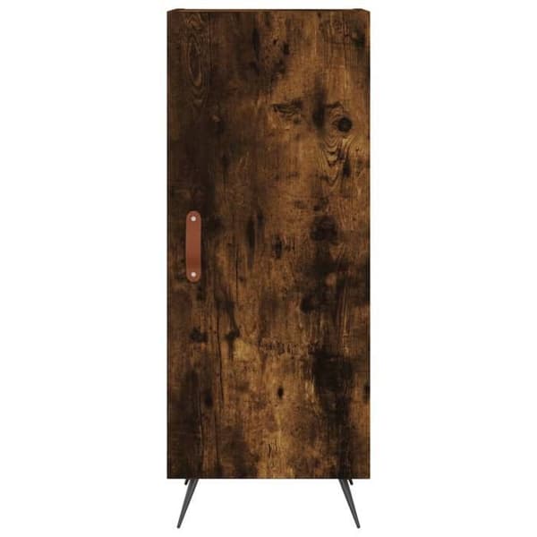 Maison Exclusive - Buffé hög Ek rökig 34,5x34x180 cm Ingenjörsträ