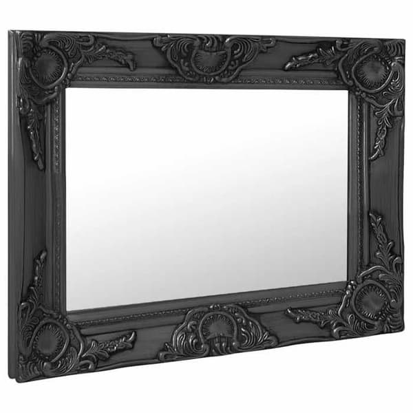 Maison Exclusive - Barockstil väggspegel 50x40 cm svart