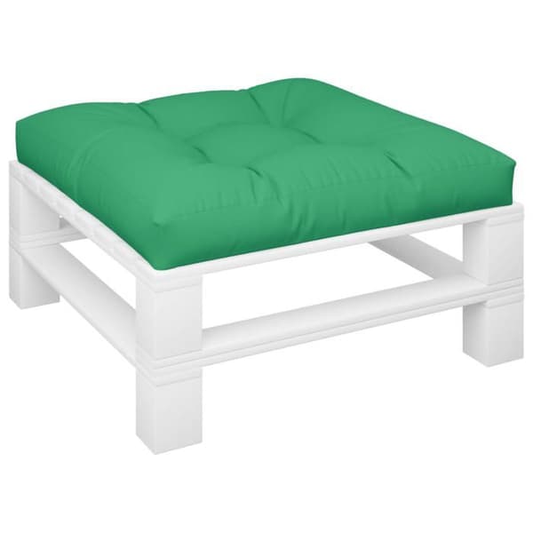 Maison Exclusive - Palletpude grøn 70x70x12 cm stof