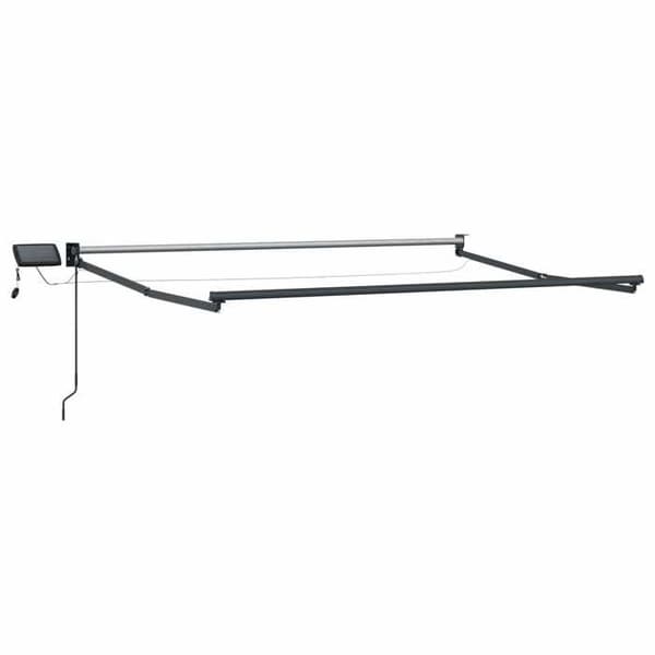 Maison Exclusive - Manuel udtrækkelig butik med LED 3,5 x 2,5 m
