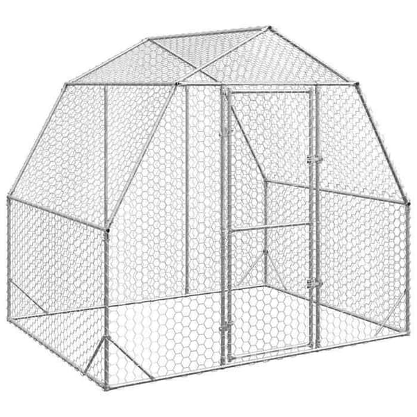 Maison Exclusive - Hønsehus 2,5x2x2,25 m galvaniseret stål