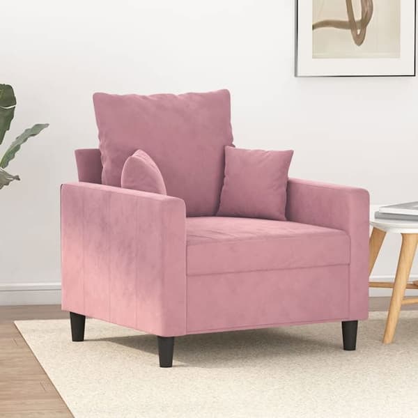 Maison Exclusive - Stol Rosa 60 cm Velour