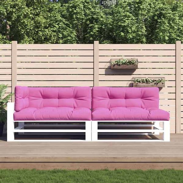 Maison Exclusive - Palettkuddar set om 5 rosa tyg