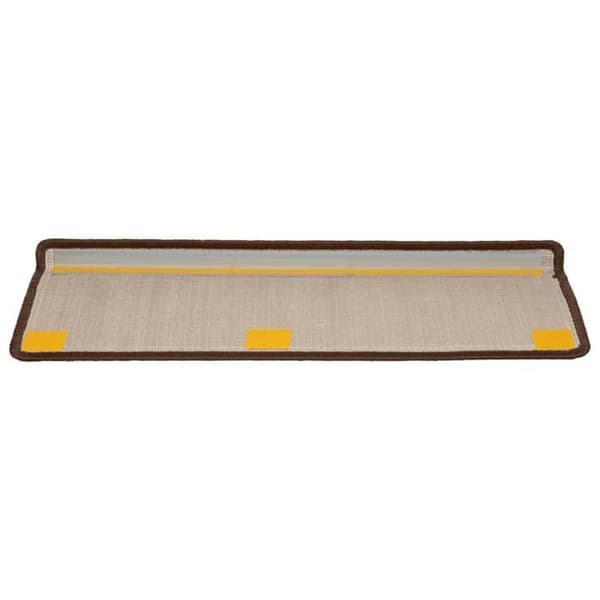 Maison Exclusive - Trappe tæppe 15 stykker 65 x 21 x 4 cm Brun Rektangulær kant brun