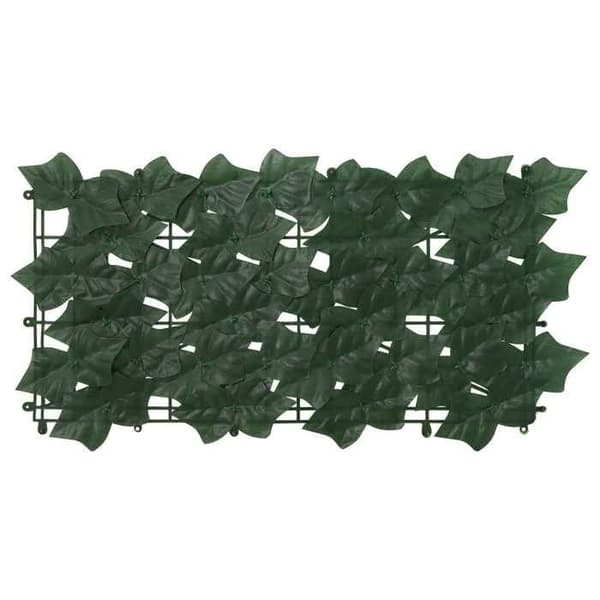 Maison Exclusive - Balkongskärm med blad Mörkgrön 300 x 100 cm