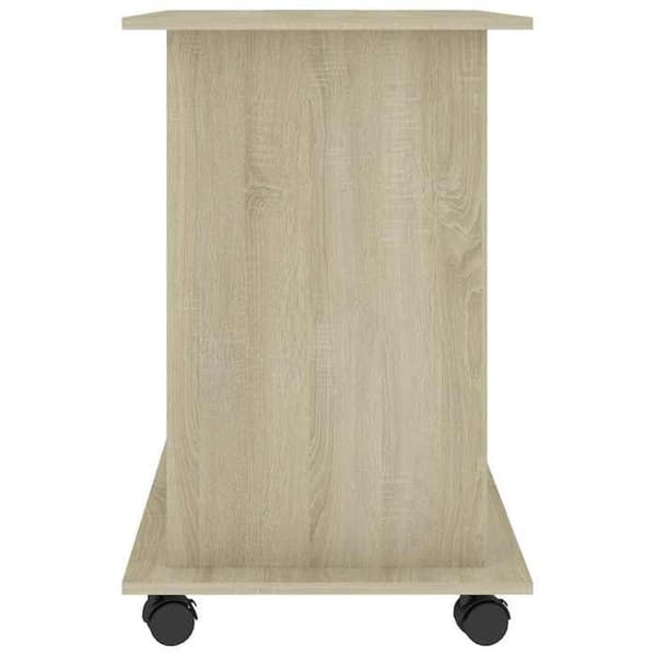 Maison Exclusive - Computerbord Sonoma eg 80x50x75 cm Ingeniørtræ Sonoma ek