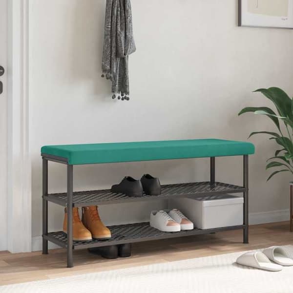 Maison Exclusive - Bänk Kudde Sammet Turkos Djup 35 cm