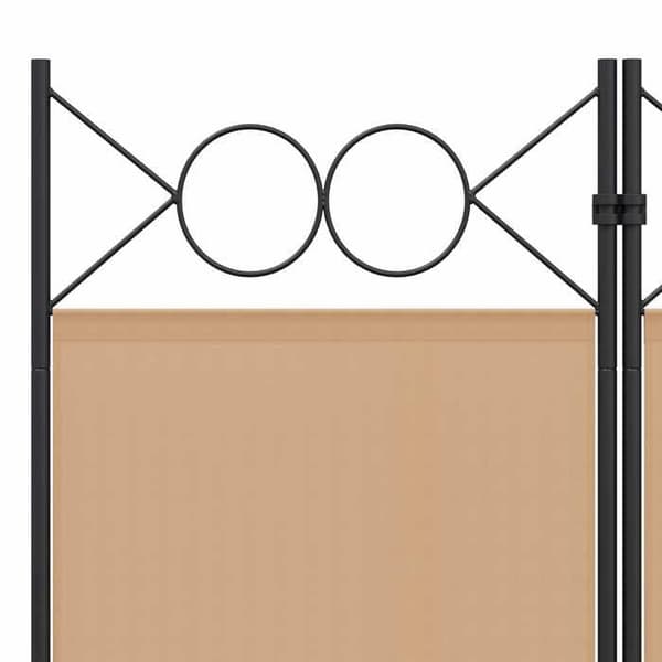 Maison Exclusive - 6-panelers skärm Beige 240 x 180 cm Tyg beige