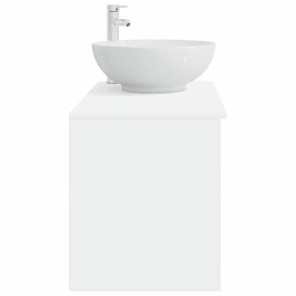 Maison Exclusive - Badmöbelset 2 delar Vit Vit