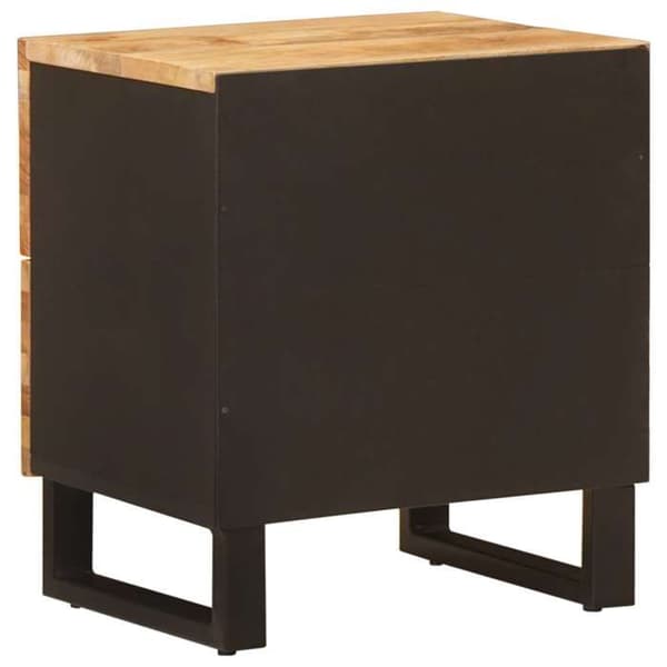 Maison Exclusive - Natbord 2 dele Brun 40 x 33 x 46 cm