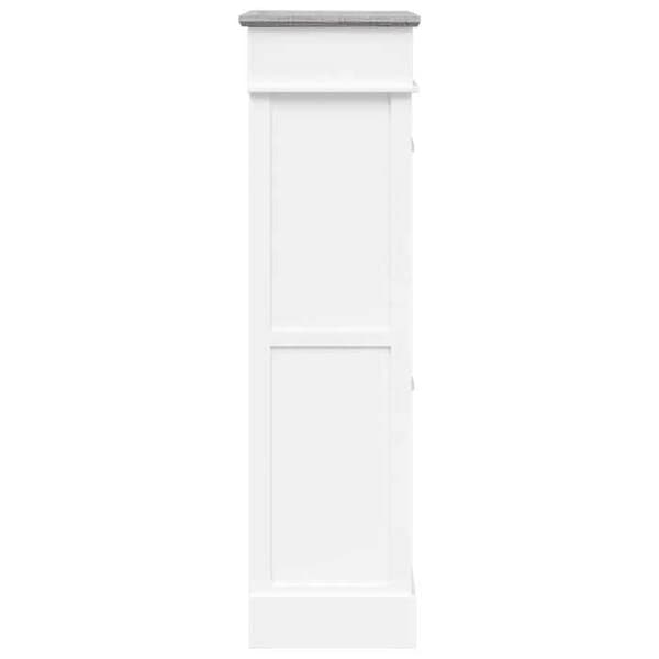 Maison Exclusive - Kenkäkaappi Harmaa 50 x 28 x 98 cm Paulowniapuusta Grå
