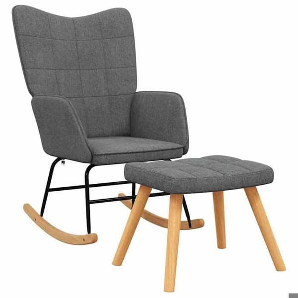 Maison Exclusive - Gungstol med mörkgrå tygpall Mörkgrå