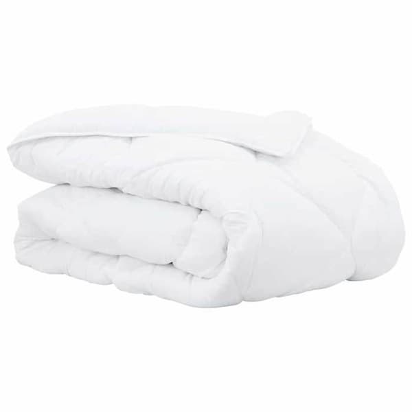 Vintertäcke - EXKLUSIVT HEM - Vintervadderat - 260 x 220 cm - 450 g/m² - 100% mikrofiberpolyester Vit