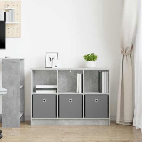 Maison Exclusive - Buffet Grå beton 88,5 x 27,5 x 63,5 cm