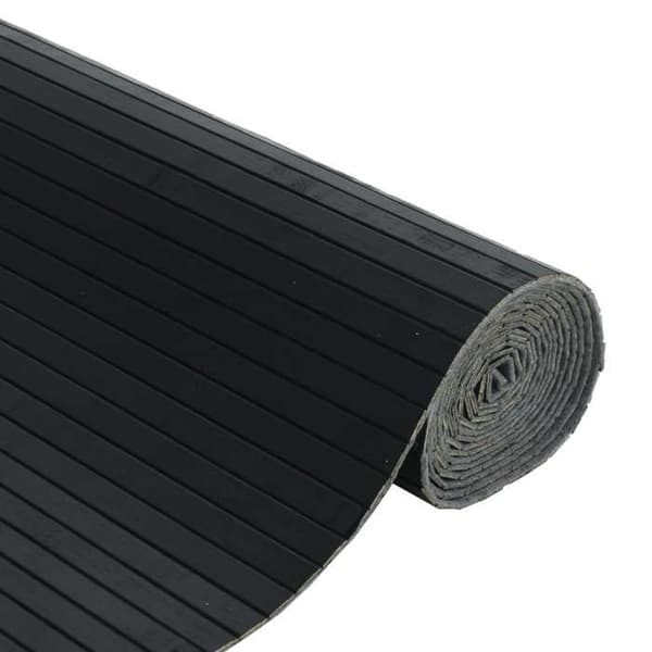 Maison Exclusive - Sort skillevæg bredde 400 cm højde 165 cm bambus