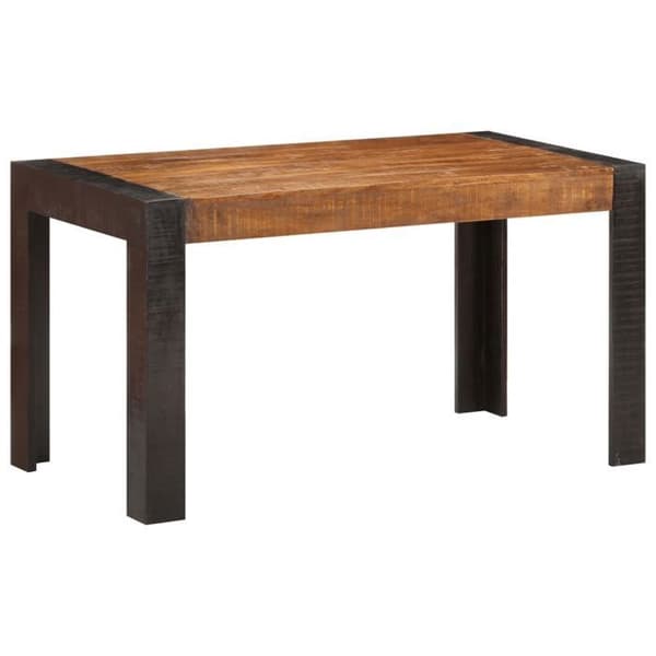 Maison Exclusive - Spisebord 140x70x76 cm Massivt rå mango træ