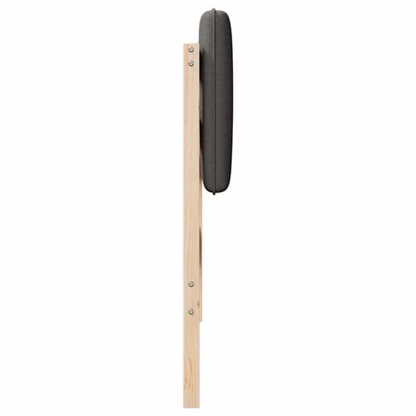 Hovedgærde - EKSKLUSIV HUS - Rektangulær 80 cm - Massivt fyrretræ - Brun og mørkegrå - Leveres samlet Brun och mörkgrå